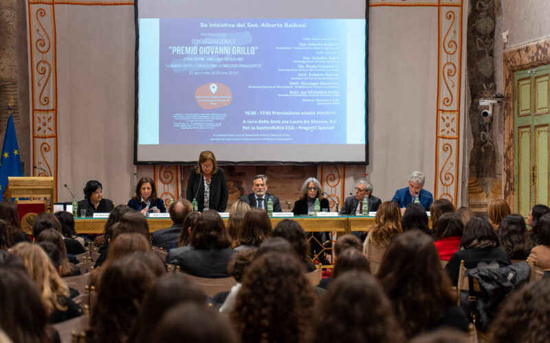 Ottava edizione “Premio nazionale Giovanni Grillo” al Senato con le scuole